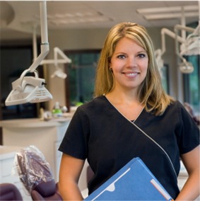 Dental team member in the treatment room